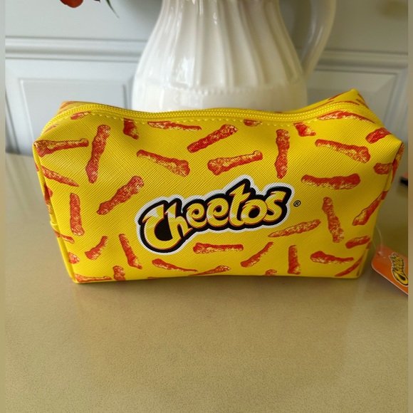 Cheetos zippered makeup Cosmetic pouch, clutch, toiletry bag by Taste Be… - Picture 1 of 7